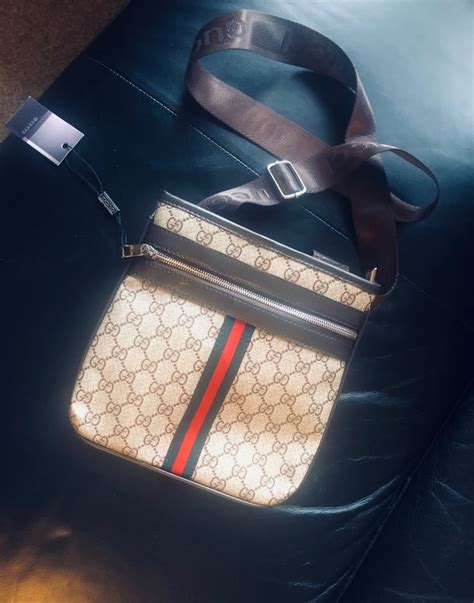 gumtree gucci messenger bag|authentic Gucci Messenger bag.